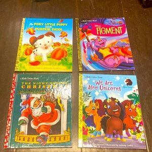 Figment, Afro Unicorns, Night Before Christmas & Poky Lil Puppy & Pumpkin Patch